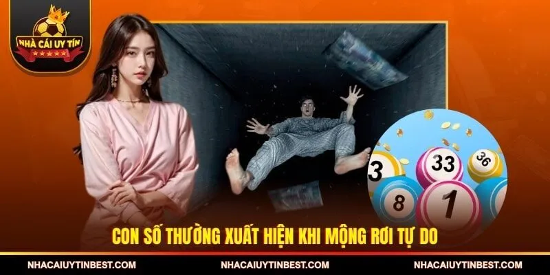 Con số thường xuất hiện khi mộng rơi tự do