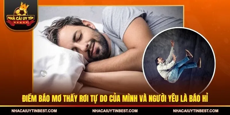 Điềm báo mơ thấy rơi tự do của mình và người yêu là báo hỉ