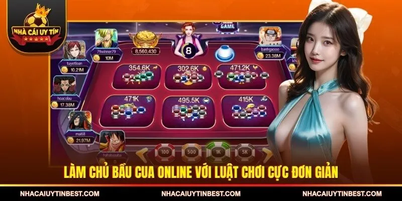 Làm chủ bầu cua online với luật chơi cực đơn giản