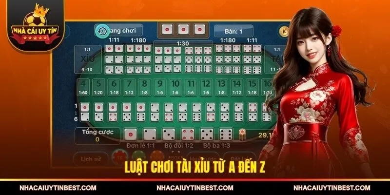 Luật chơi Tài xỉu từ A đến Z